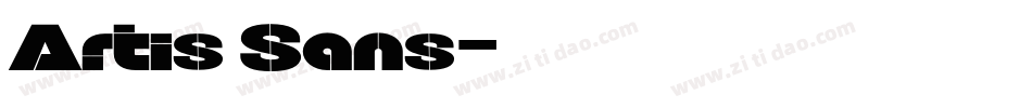 Artis Sans字体转换